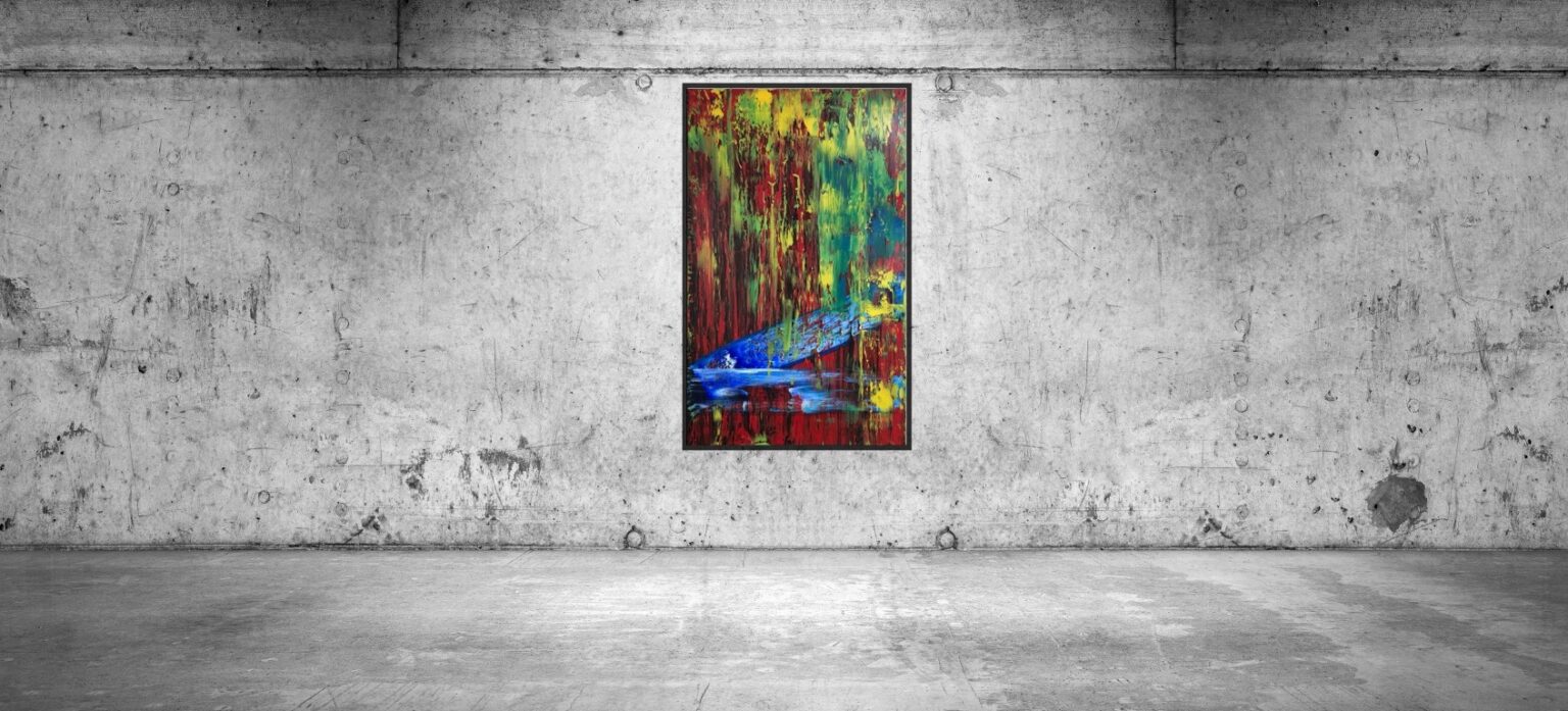 abstract painting 467 (106 x 170 cm)