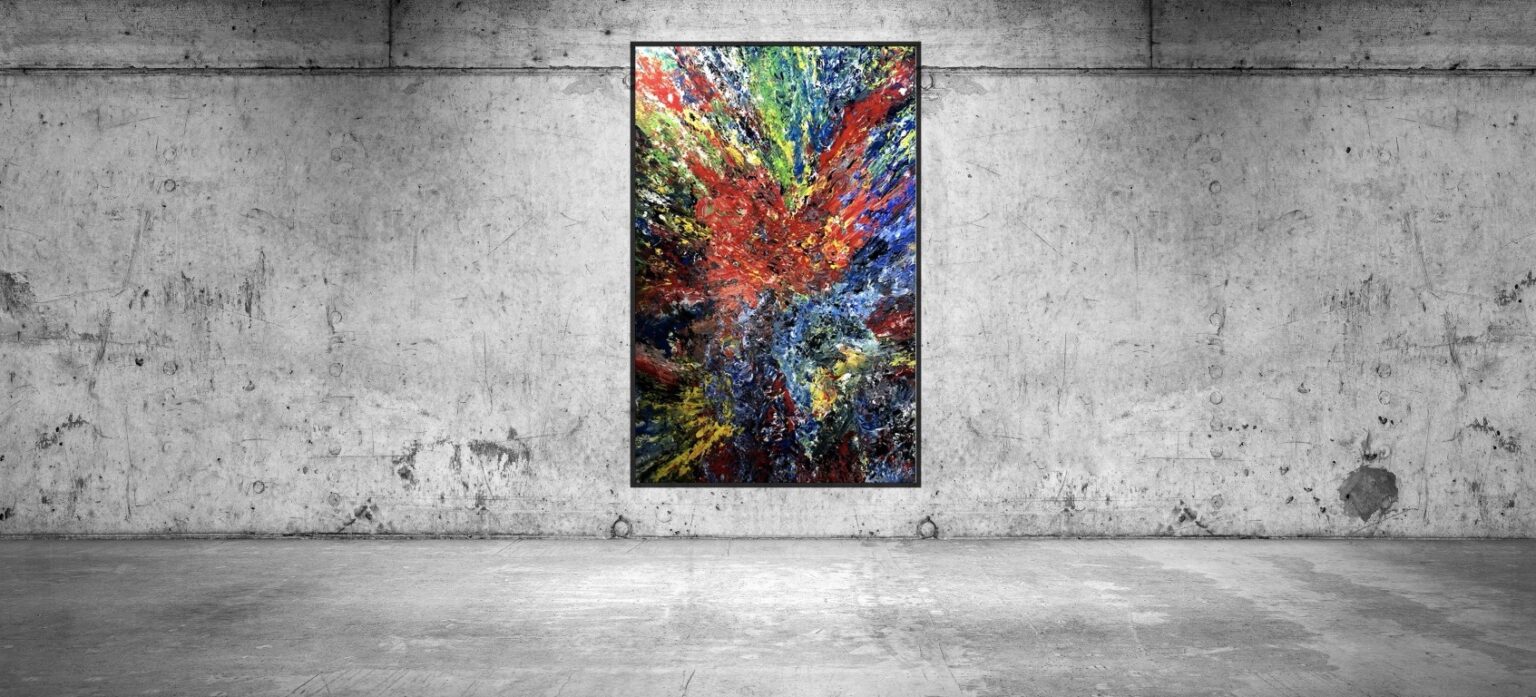 abstract painting 499 (146 x 230 cm)