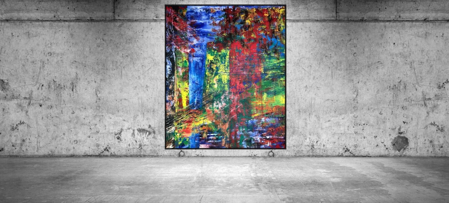 abstract painting 566 (230 x 300 cm)