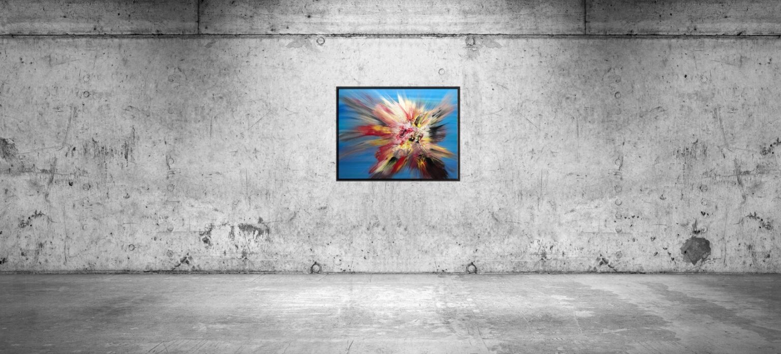 abstract painting 570 (100 x 75 cm)