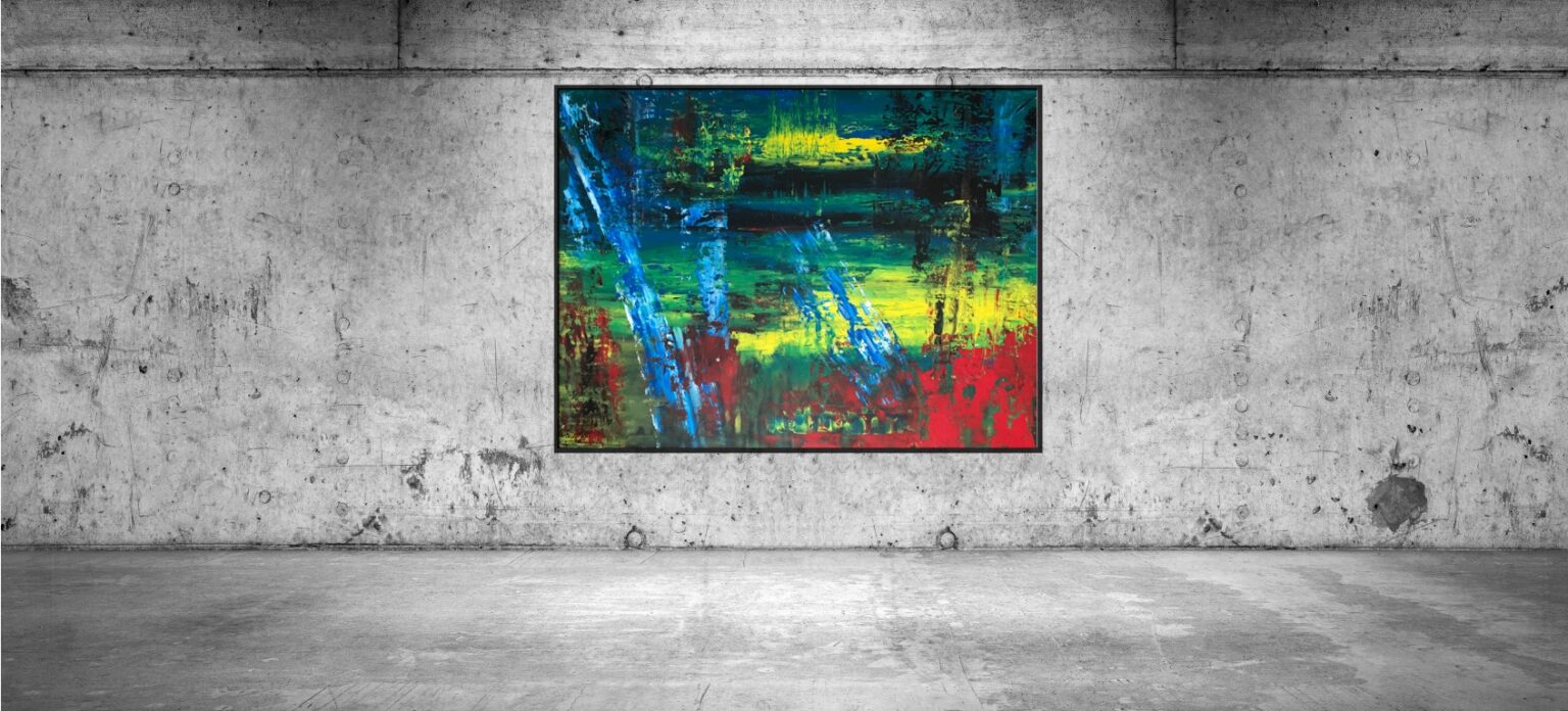 abstract painting 518 (220 x 165 cm)